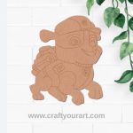 Paw Patrol Dog Pre Marked MDF Design 4