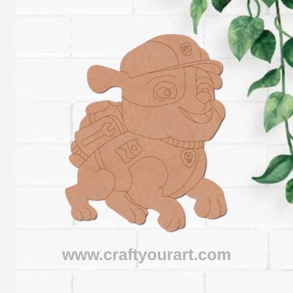 Paw Patrol Dog Pre Marked MDF Design 4