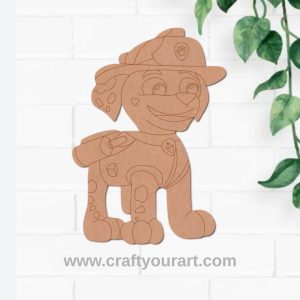 Paw Patrol Dog Pre Marked MDF Design 5