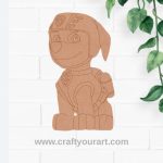 Paw Patrol Dog Pre Marked MDF Design 9