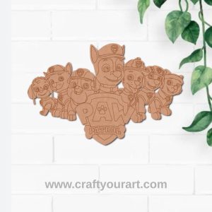 Paw Patrol Pre Marked Base MDF Design 2