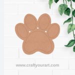 Paw Pre Marked MDF Design 1