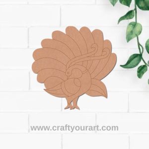 Peacock Pre Marked MDF Design 10