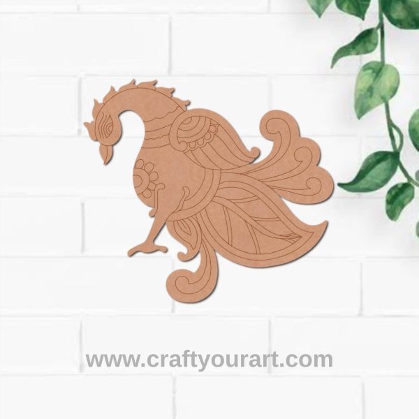 Peacock Pre Marked MDF Design 13