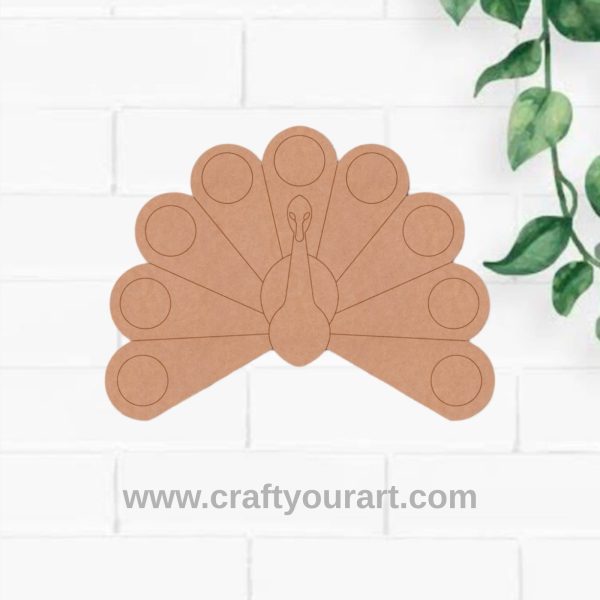 Peacock Pre Marked MDF Design 17