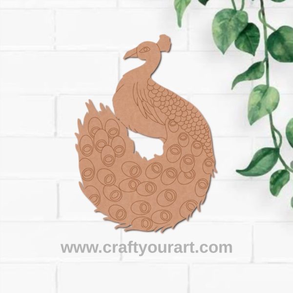 Peacock Pre Marked MDF Design 6