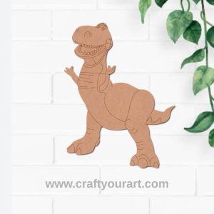 Rex Dinosaur Pre Marked MDF Design 1