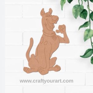 Scooby Dooby Doo Dog Pre Marked MDF Design 1
