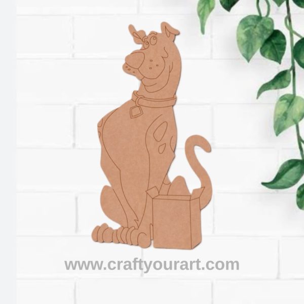 Scooby Dooby Doo Dog Pre Marked MDF Design 2