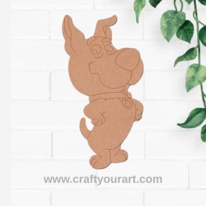 Scrappy Scooby Doo Cartoon Pre Marked MDF Design 1