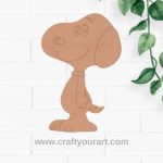 Snoopy Dog Disney Pre Marked MDF Design 1