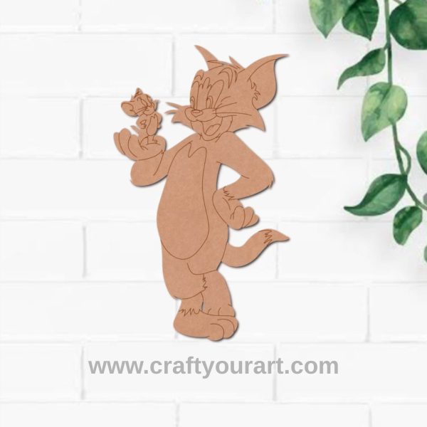 Tom And Jerry Pre Marked MDF Design 1