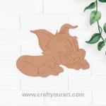 Tom Cat Pre Marked MDF Design 1