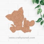 Tom & Jerry Pre Marked MDF Design 1
