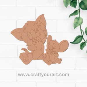 Tom & Jerry Pre Marked MDF Design 1