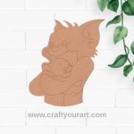 Tom & Jerry Pre Marked MDF Design 2