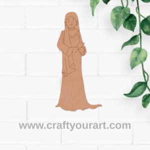 Christian Woman Pre Marked MDF Design 1