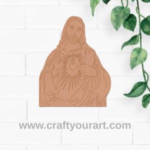 Jesus Christ Pre Marked MDF Design 1