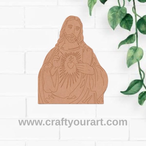Jesus Christ Pre Marked MDF Design 1