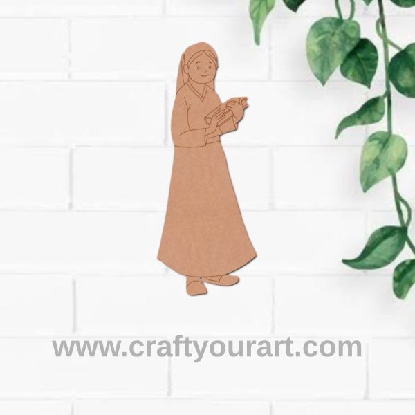 Nun Pre Marked MDF Design 1