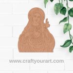 Virgin Mary Pre Marked MDF Design 1