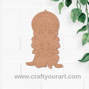 Hanuman Ji Pre Marked MDF Design 13