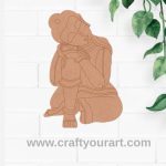 Buddha Pre Marked MDF Design 4
