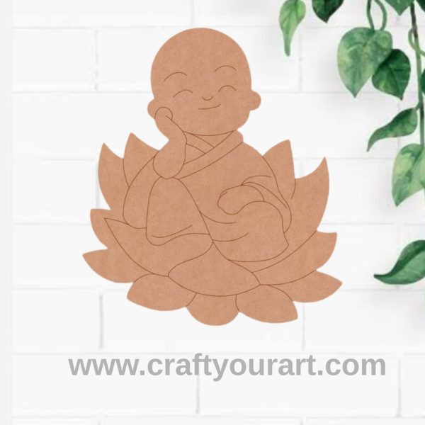 Baby Buddha Pre Marked MDF Design 1