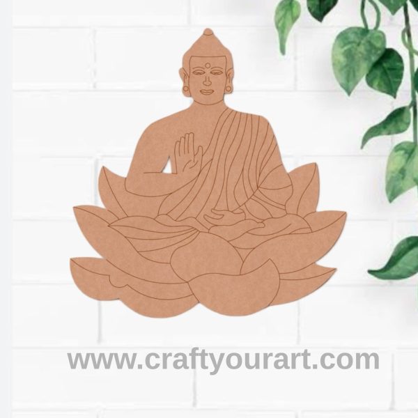 Buddha Pre Marked MDF Design 9
