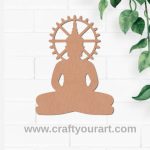 Buddha Cutout MDF Design 2
