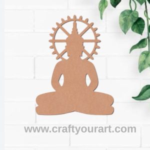 Buddha Cutout MDF Design 2