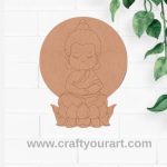 Buddha Pre Marked MDF Design 1