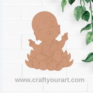 Baby Buddha Pre Marked MDF Design 4