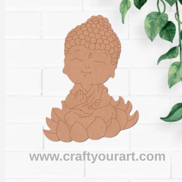 Buddha Pre Marked MDF Design 3