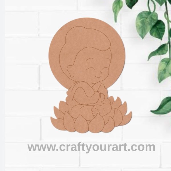 Buddha Pre Marked MDF Design 6