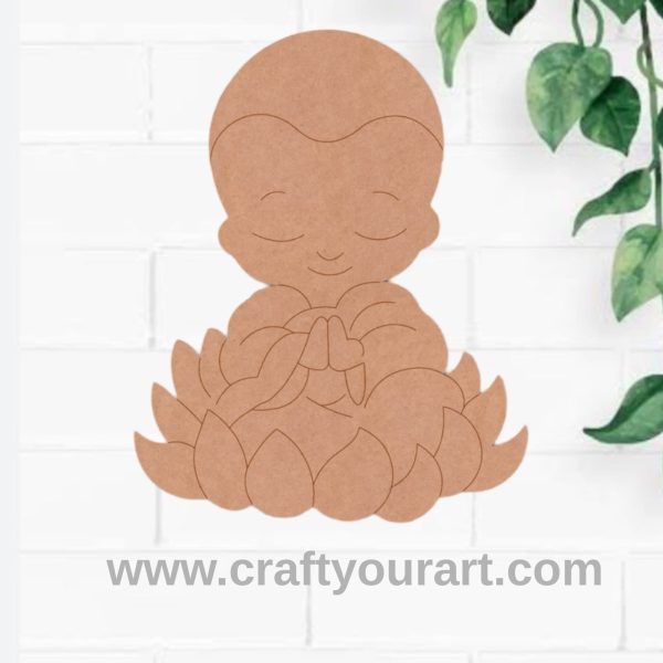 Baby Buddha Pre Marked MDF Design 2