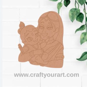 Devaki Bal Krishna Pre Marked MDF Design 1