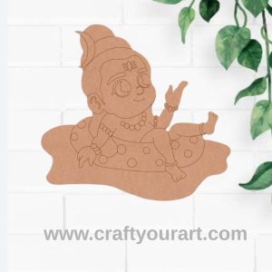 Krishna Ji Pre Marked MDF Design 2