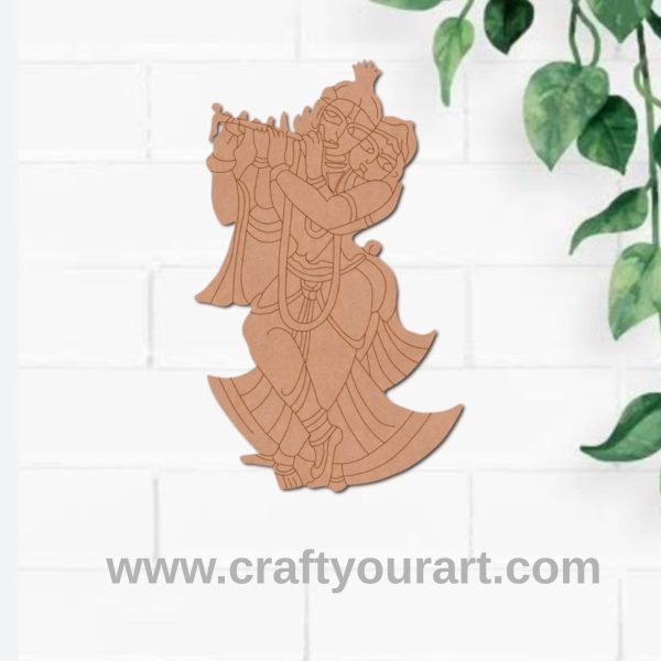 Radha Krishna Pre Marked MDF Design 1