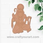 Hanuman Ji Pre Marked MDF Design 6
