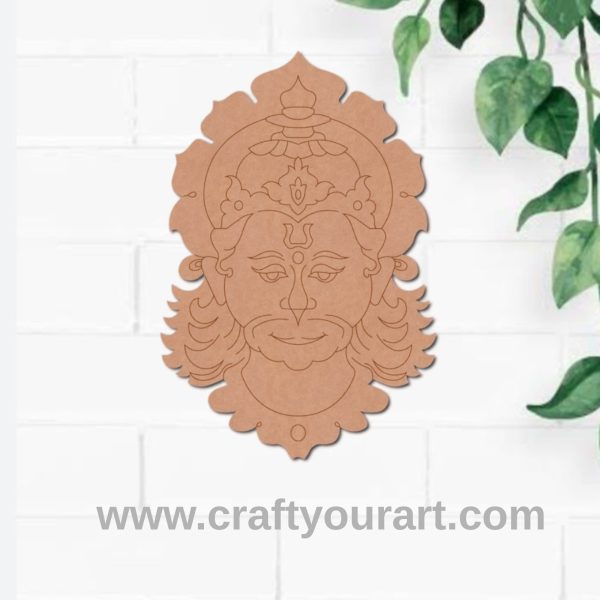Hanuman Ji Pre Marked MDF Design 14