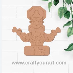 Hanuman Ji Pre Marked MDF Design 11