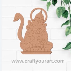 Hanuman Ji Pre Marked MDF Design 8