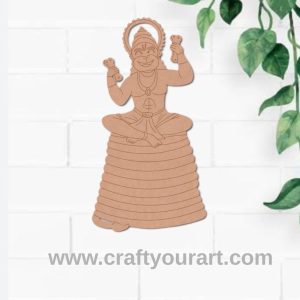 Hanuman Ji Pre Marked MDF Design 7