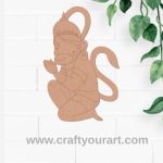Hanuman Ji Pre Marked MDF Design 10