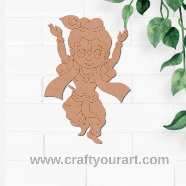 Krishna Ji Pre Marked MDF Design 16
