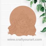 Krishna Ji Pre Marked MDF Design 46
