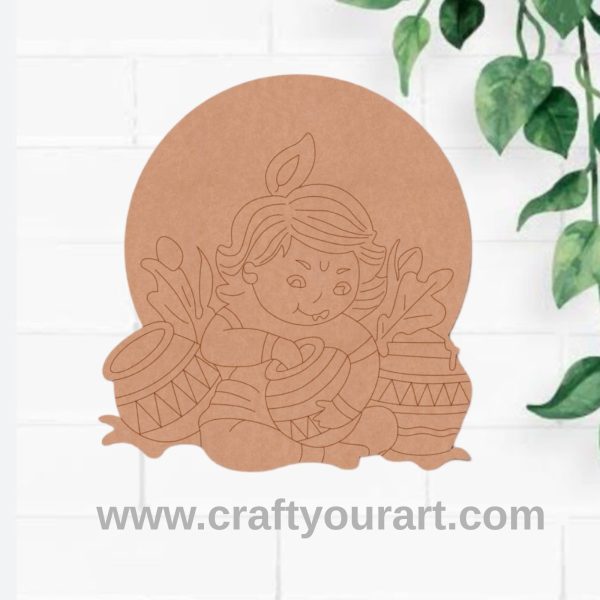 Krishna Ji Pre Marked MDF Design 46