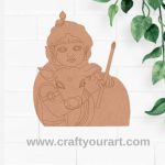 Krishna Ji Pre Marked MDF Design 45