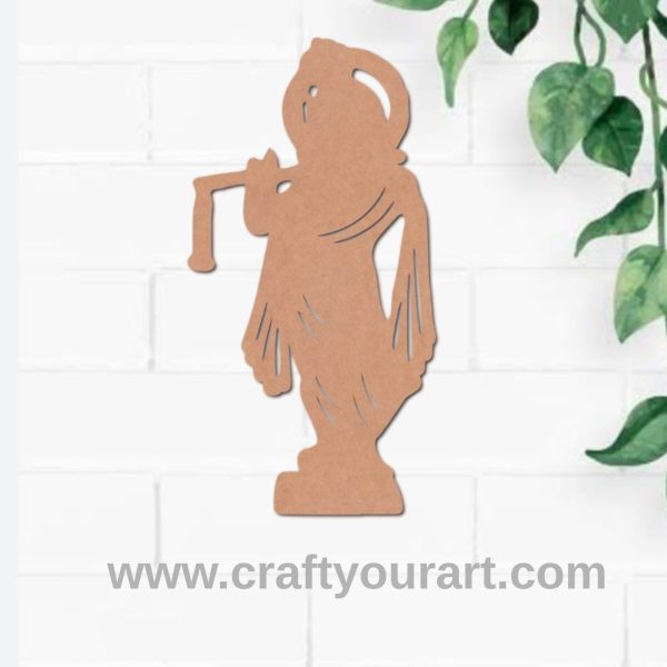 Krishna Ji Cutout MDF Design 1